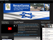 Tablet Screenshot of doubletapper.com